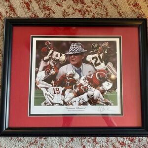 Framed Crimson Classics Alabama Football Collage